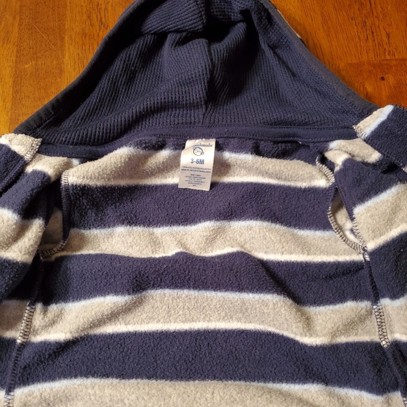 3-6 Month - Garanimals - Hoodied Fleese Jacket - Picture 3 of 4